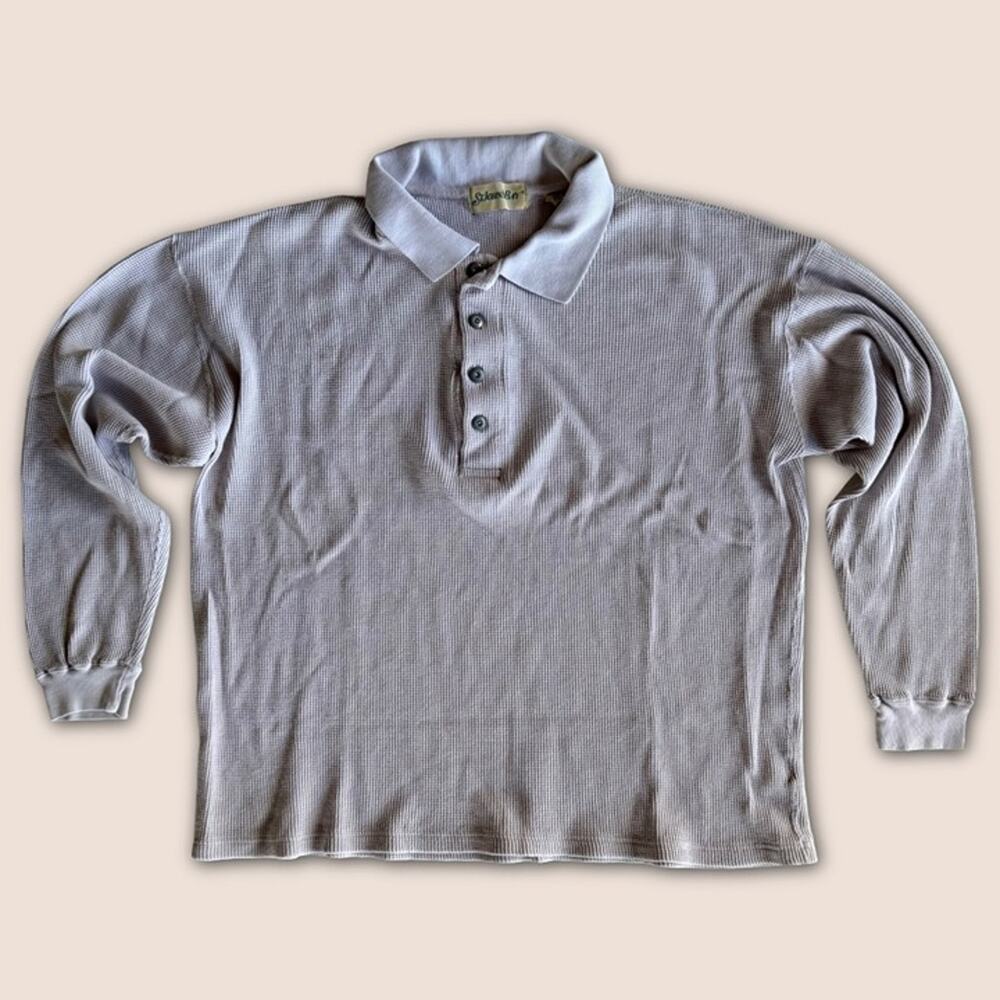 Vintage Beige Waffle Long Sleeve